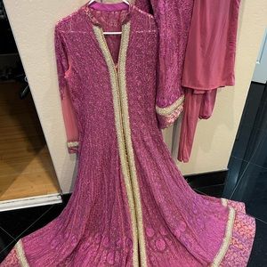 4 pcs Indian/Pakistani wedding gown